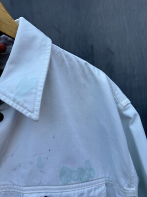 acnestudios blå konst インディゴシャツ Acne Studios Bla Konst Splatter Painted Denim shirt size M/L