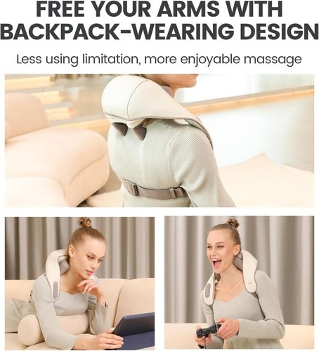 Breo Neck N5 Mini Massager with Heat, Electric Massager for Neck & Shoulder - Picture 3 of 5