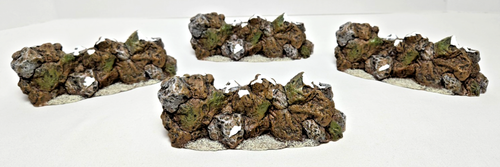 Dept 56 Village Accessories - Craggy Cliff Extensions Set of 4 #52795 with Box - Picture 5 of 11