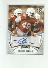 2021 Leaf Draft Autographs #BATQG Ta' Quon Graham