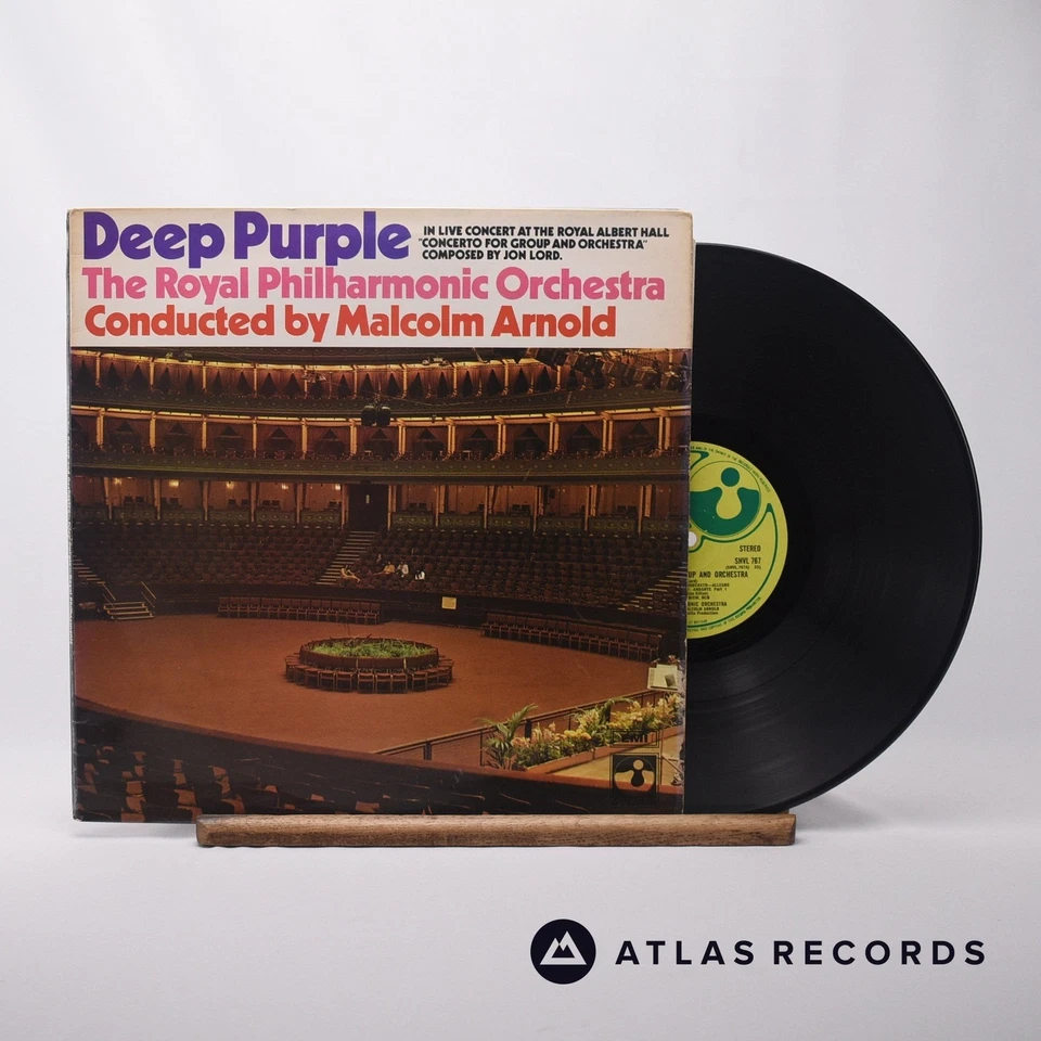Deep Purple Concerto For Group And Orchestra LP Album Vinyl Record - VG+/VG+ Foto 2 de 4