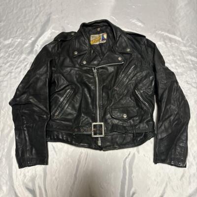 schott 618 Perfecto ダブルライダースジャケット 34 Schott Perfecto Double Leather Riders Jacket 618 Size 34