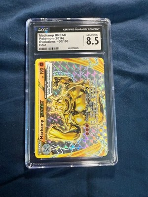 Pokemon Machamp BREAK Holo #60 Evolutions 2016 - CGC 8.5 | eBay