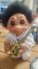 Thomas Dam Elvis Presley Troll Doll 1977 Denmark, Guitar Accessory