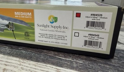 Super Spreader Sunlight Supply Medium size for 400-600 watt HPS Lights