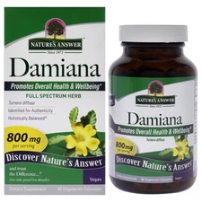 Damiana - 800mg by Natures Answer for Women - 90 Count Capsules
