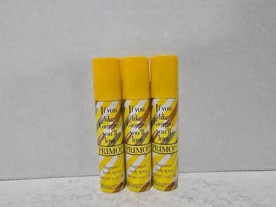 3 Designer Imposter Like GIORGIO PRIMO Fragrance Body Spray 0.5 oz each *New*