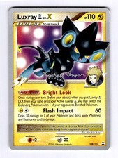 Nintendo Pokemon TCG Luxray GL Lv.X 109/111 Rising Rivals Holo Promo 110 HP 2009
