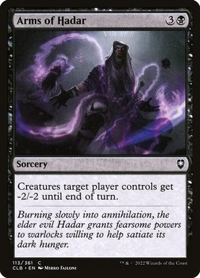 NM Arms of Hadar, MTG, Baldur's Gate, Magic the Gathering, 113