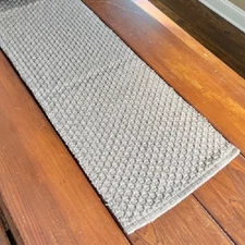 NEW Primitive COTTAGE WEAVE TABLE RUNNER TAN 32"x14" Farmhouse RUSTIC Country