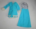 Vintage 60s Shillman Maddie Mod Barbie Bild Lilli Silver Metallic & Teal Set VGC