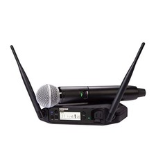 Shure GLXD24 Dual-Band Wireless System with SM58 Microphone Z3: 2.4, 5.8 GHz