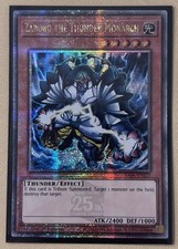 Zaborg der Donnermonarch RA04-DE125 Quarter Century Secret Rare 1st Ed