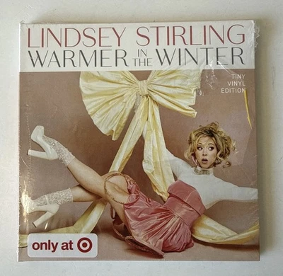 LINDSEY STIRLING - WARMER IN THE WINTER - 4" PINK TINY VINYL TARGET - BRAND NEW - Image 1 of 2