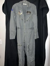 Vintage K-2B USAF Flight Suit, Small Long, Very Good Condition, Named & Patched
