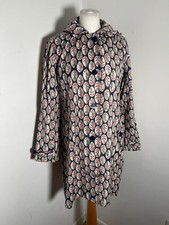 Seasalt Seaside Mac jacket 14 hooded coat 3/4 Length raincoat coat