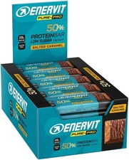 Enervit Pure Pro High Protein Bar 50% Salted Caramel Barrette Proteiche 25 x 55g