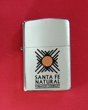 Zippo Lighter "SANTA FE NATURAL Tobacco Company"