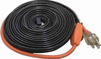 120V Electric Underfloor Foil Heating System Cable Mat, Black/Orange Cord