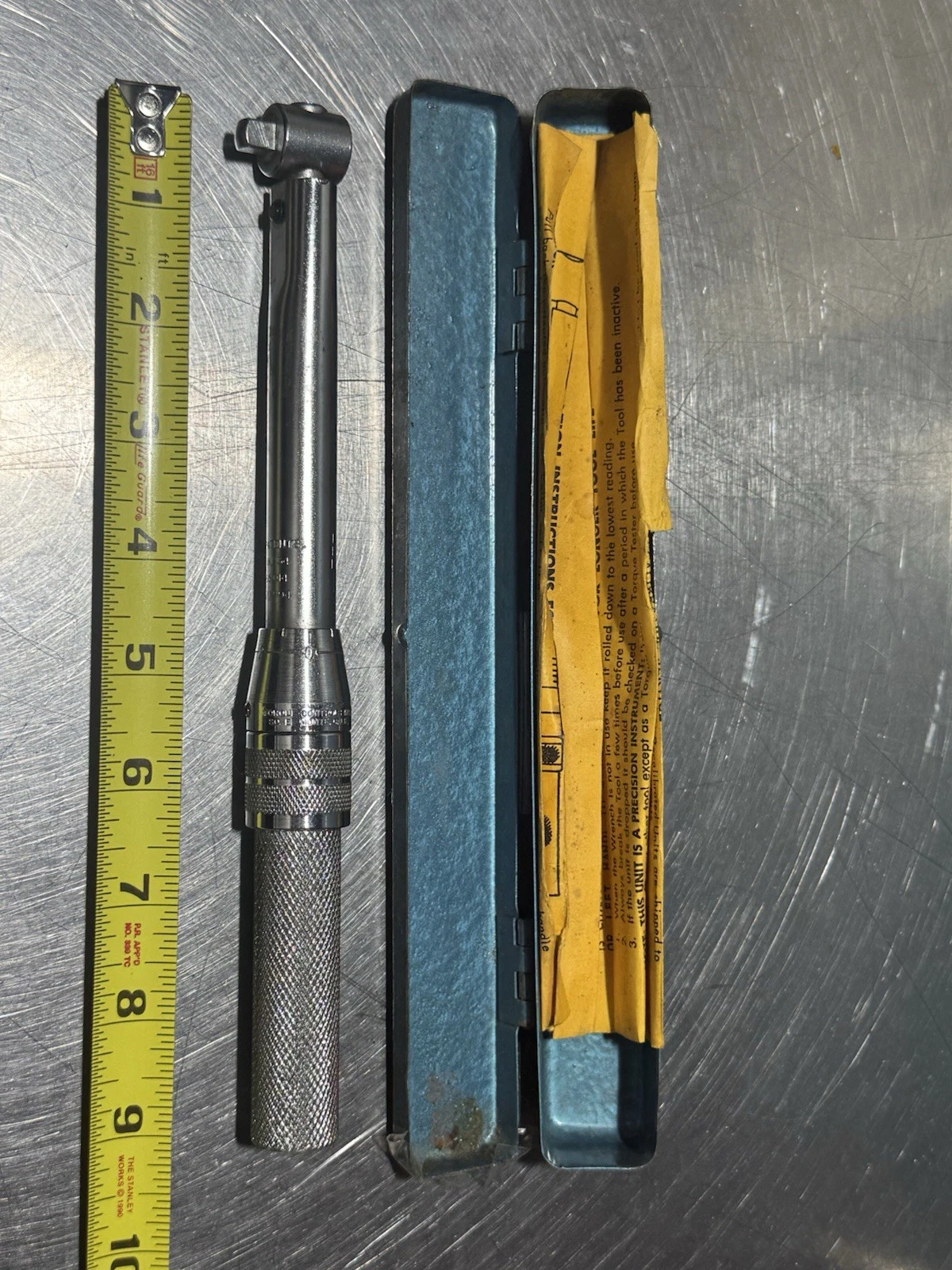 Vintage Torque Wrench 1/4" Drive Controls 5120-542-4489