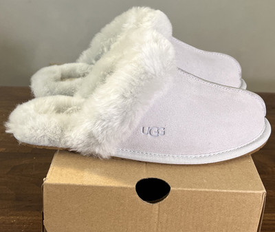 UGG SCUFFETTE II GLACIER GREY WOMAN S SLIPPERS SIZE 8 1106872 (100% AUTHENTIC)