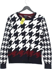 Tommy Hilfiger Men's Jumper S Multi Cotton with Cashmere Pullover