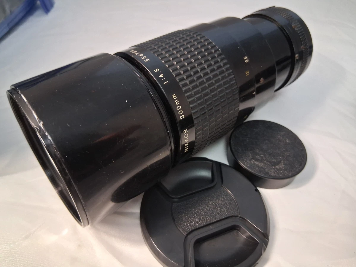 Nikon AI-S 300mm Focal f/4.5 Camera Lenses for sale - eBay
