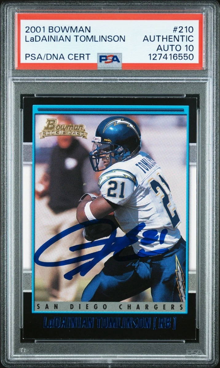 LaDainian Auto Relics Bowman その他 Tomlinson for Cards Trading Sports Autographed Football Tomlinson LaDainian その他