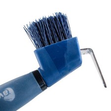Horse Hoof Pick Brush Non Slip Handle Hoof Cleaning Grooming Tool