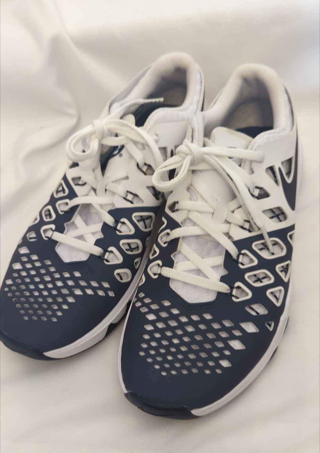 Mens Nike Train Speed 4 AMP Penn State Nittany Lions White Blue Sneakers S: 9.5
