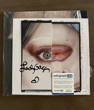 Lady Gaga Mayhem Signed 12x12 Art Autographed Card Vinyl LP COA #SD86345