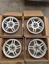Genuine USED 17x7.5 17x8.5 Mercedes SLK R107 (4 Wheel) fit R129 W126 R122 Silver