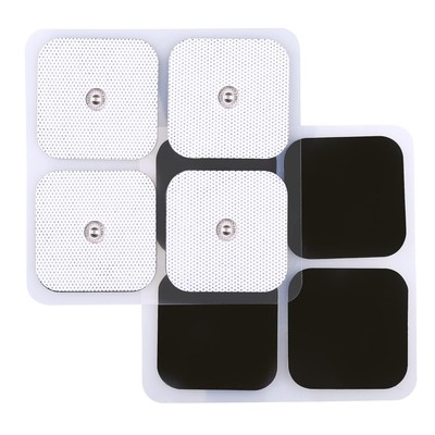 Lotfancy Tens Unit Replacement Pads, 40 Pcs 2X2 Snap Electrodes Pads, 
