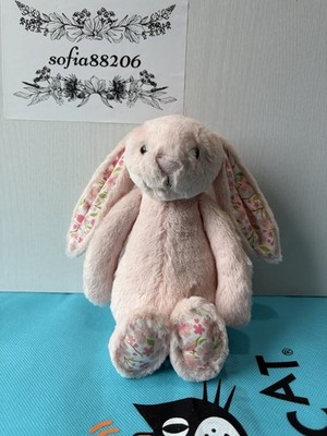 Jellycat Small Blossom Blush Bunny 'Cherry' Plush W/DustBag 100