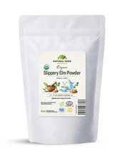 SLIPPERY ELM POWDER - Organic Dried Single Ingredient Supplement