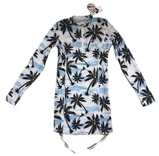 NWT ✅ HISKYWIN Long Sleeve UV Sun Protection Rash Guard Side Adjustable ✅ Size S