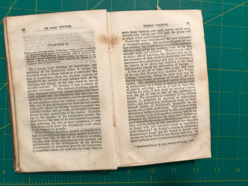 The Life of Sir Isaac Newton 1831 David Brewster, Ohio School Book - Bild 4 von 12