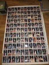 1996 -97  Upper Deck NBA Slam Dunk Uncut Sheet with Michael Jordan