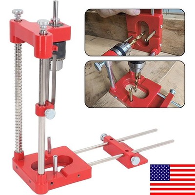 Portable Woodworking Drill Locator Adjustable Hole Punch Template Guide Tool