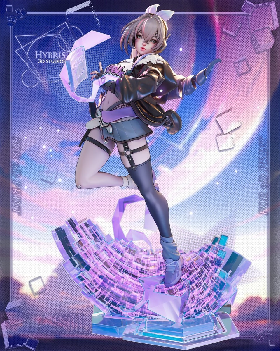 Silver Wolf | Honkai: Star Rail | UNPAINTED | 1/6 Scale Resin Kit