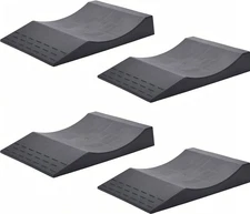 MAXSA® INNOVATIONS Park Right Flat-Free Tire Ramps, 4 Count, Black