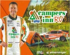 NEW! 2026  A. J. ALLMENDINGER #16 NASCAR CUP SERIES "CAMPERS INN RV" POSTCARD!