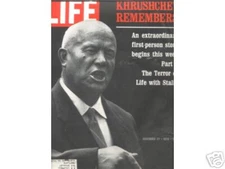 Life Mag NOV 27 1970 Nikita Khrushchev Remembers Cover
