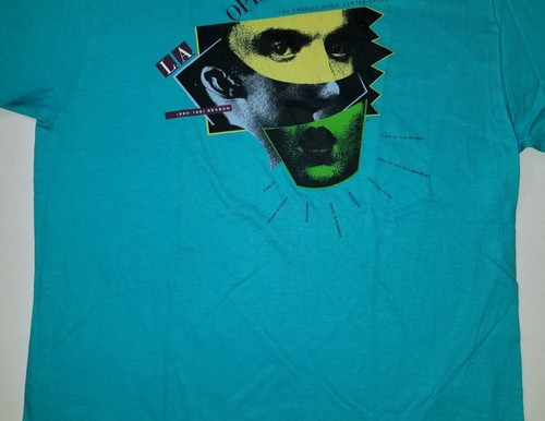 LA OPERA 1990 XL T-SHIRT XTRA LARGE LANGARM NOS VINTAGE TÜRKIS ART POP PRINT - Bild 3 von 24
