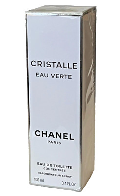 Cristalle Eau Verte By Chanel Perfume Women 3.4 oz EDT Concentree Spray Rare NEW