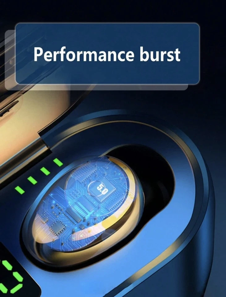 IPX7 High End Noise Canceling Water Proof Headphones . WithDigital Power Display - Image 3 of 4