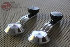 Manual Window Crank Door Requlator Handles Pair Black Knobs Chevy Gm Car Truck Manual Window Crank Door Requlator Handles Pair Black Knobs Chevy Gm Car Truck