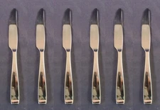 SET OF SIX - Oneida Stainless Flatware -  FORTE -  Dinner Knives NEW