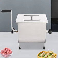 Stainless Steel Meat Mixer, Manual Meat Mixer, Commercial Kitchen Meat Mixer NEW