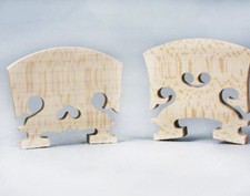2 x Violin 4/4 Baroque Bridge Maple Wood Violin Luthier Making Fitting